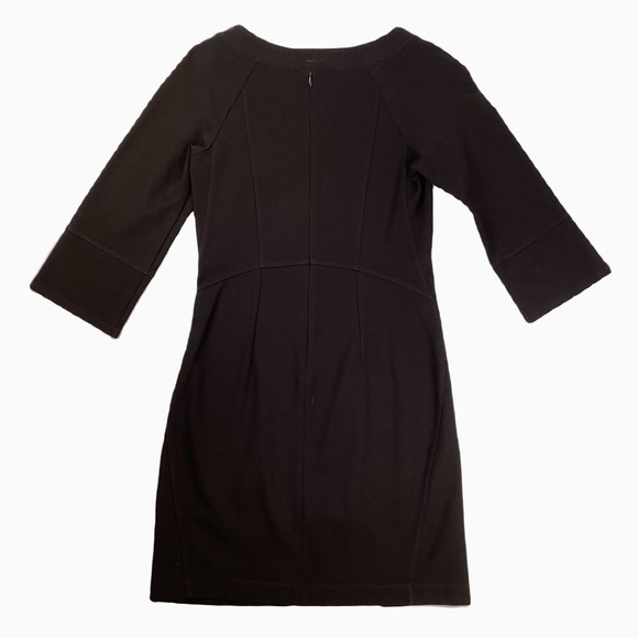 Theory Knit Sheath Dress. Dark Brown. Sz 2 - Picture 1 of 4